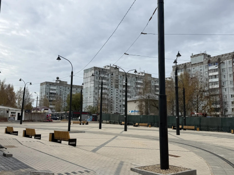 В Смоленске обновили разворотное кольцо трамвая и планируют сделать остановку 