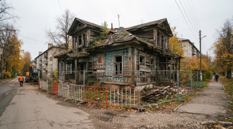В Вологде за год снесли 40 аварийных зданий, еще 18 ждут очереди 