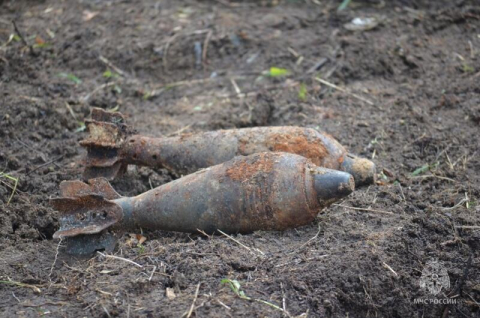 Четыре боеприпаса времён войны уничтожили в Смоленской области 