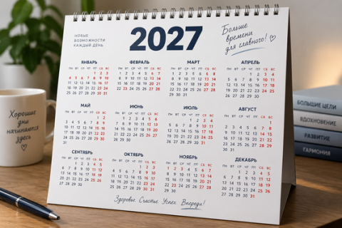 В январе 2027 года россиян ждут 16 выходных и праздничных дней 