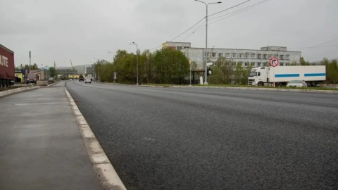 В Мурманске завершили гарантийный ремонт дороги на Подгорной 