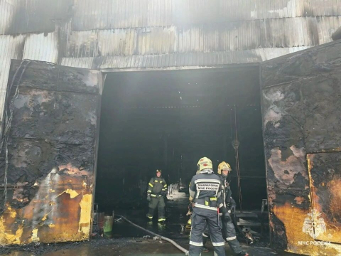 В сварочном цехе на Тепличной в Нижнем Новгороде произошёл пожар 