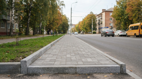 Глава Калининграда Дятлова обещала не сокращать расходы на ремонт тротуаров 