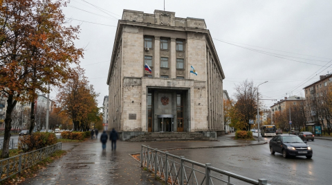Здание областной Думы в Мурманске, где ранее работал задержанный депутат 