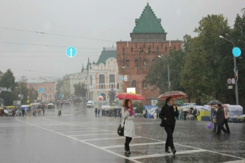 Дожди и +12°C ожидаются в Нижнем Новгороде 6 октября 