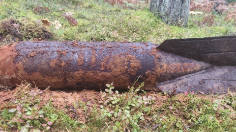 В Смоленской области обезвредили авиационную бомбу и артснаряд 