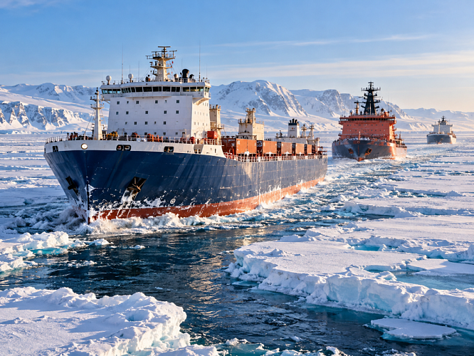 Для Северного морского пути создадут более 100 судов ледового класса