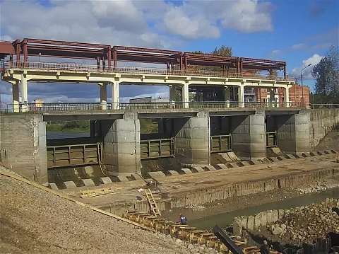 В Вологде устранили нарушения на плотине, обеспечивающей город водой